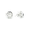 Boucles d'Oreilles Puces Aglaé Argent Fleurs Boucles d'Oreilles Monsieur Simone