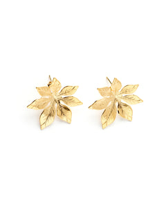 Boucles d'Oreilles Puces Chloris Or Fleurs Boucles d'Oreilles Monsieur Simone