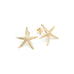 Boucles d'Oreilles Puces Cléia Or Étoiles Boucles d'Oreilles Monsieur Simone