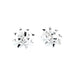 Boucles d'Oreilles Puces Éos Argent Soleils Boucles d'Oreilles Monsieur Simone