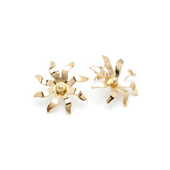 Boucles d'Oreilles Puces Éos Or Soleils Boucles d'Oreilles Monsieur Simone
