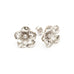 Boucles d'Oreilles Puces Gaïa Argent Fleurs Boucles d'Oreilles Monsieur Simone