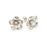 Boucles d'Oreilles Puces Gaïa Argent Fleurs Boucles d'Oreilles Monsieur Simone