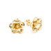 Boucles d'Oreilles Puces Gaïa Or Fleurs Boucles d'Oreilles Monsieur Simone