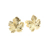 Boucles d'Oreilles Puces Héra Or Feuilles Boucles d'Oreilles Monsieur Simone