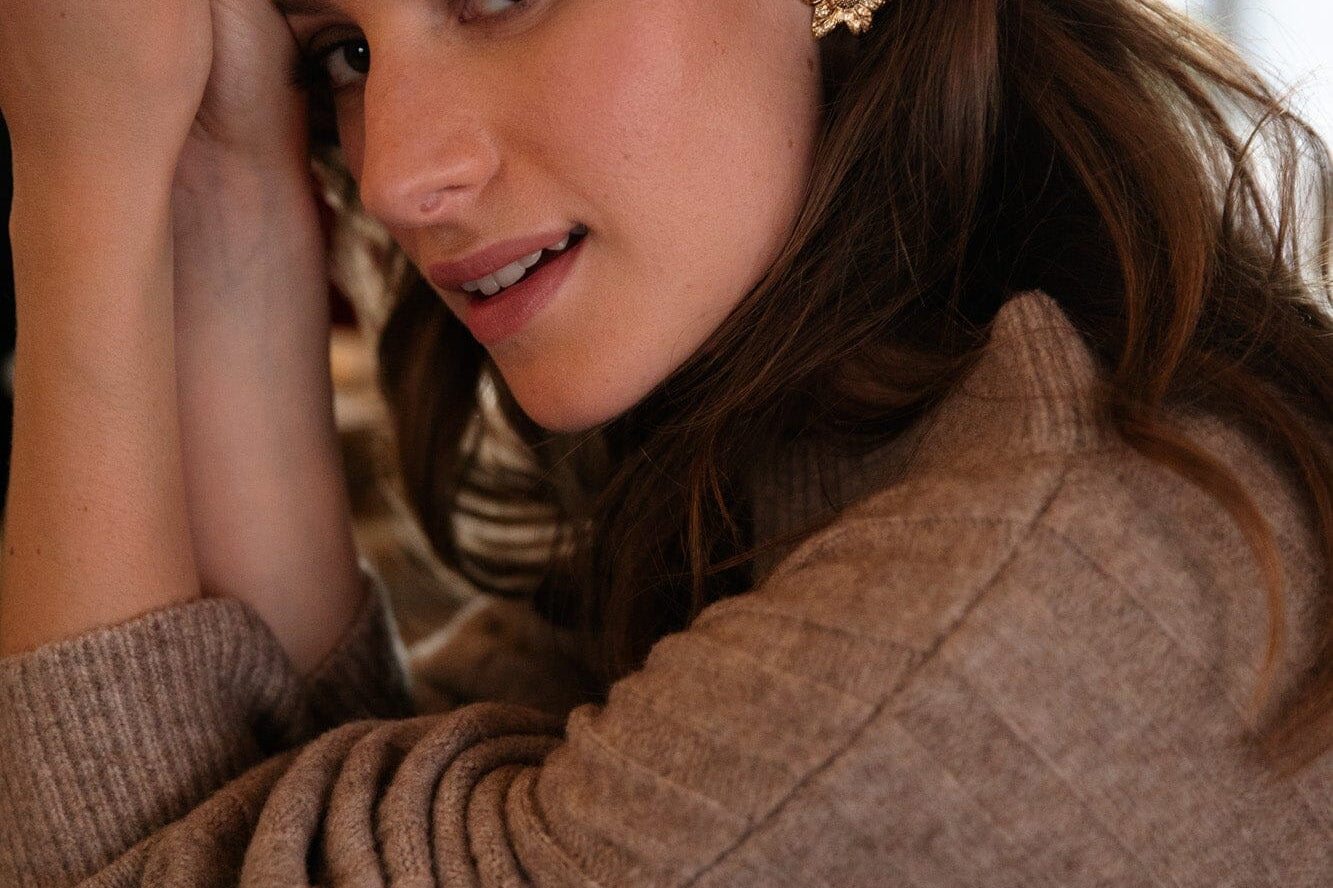 Boucles d'Oreilles Puces Hespéris Argent Fleurs Boucles d'Oreilles Monsieur Simone