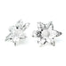 Boucles d'Oreilles Puces Hespéris Argent Fleurs Boucles d'Oreilles Monsieur Simone
