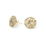 Boucles d'Oreilles Puces Hestia Or Ronds Martelés Boucles d'Oreilles Monsieur Simone