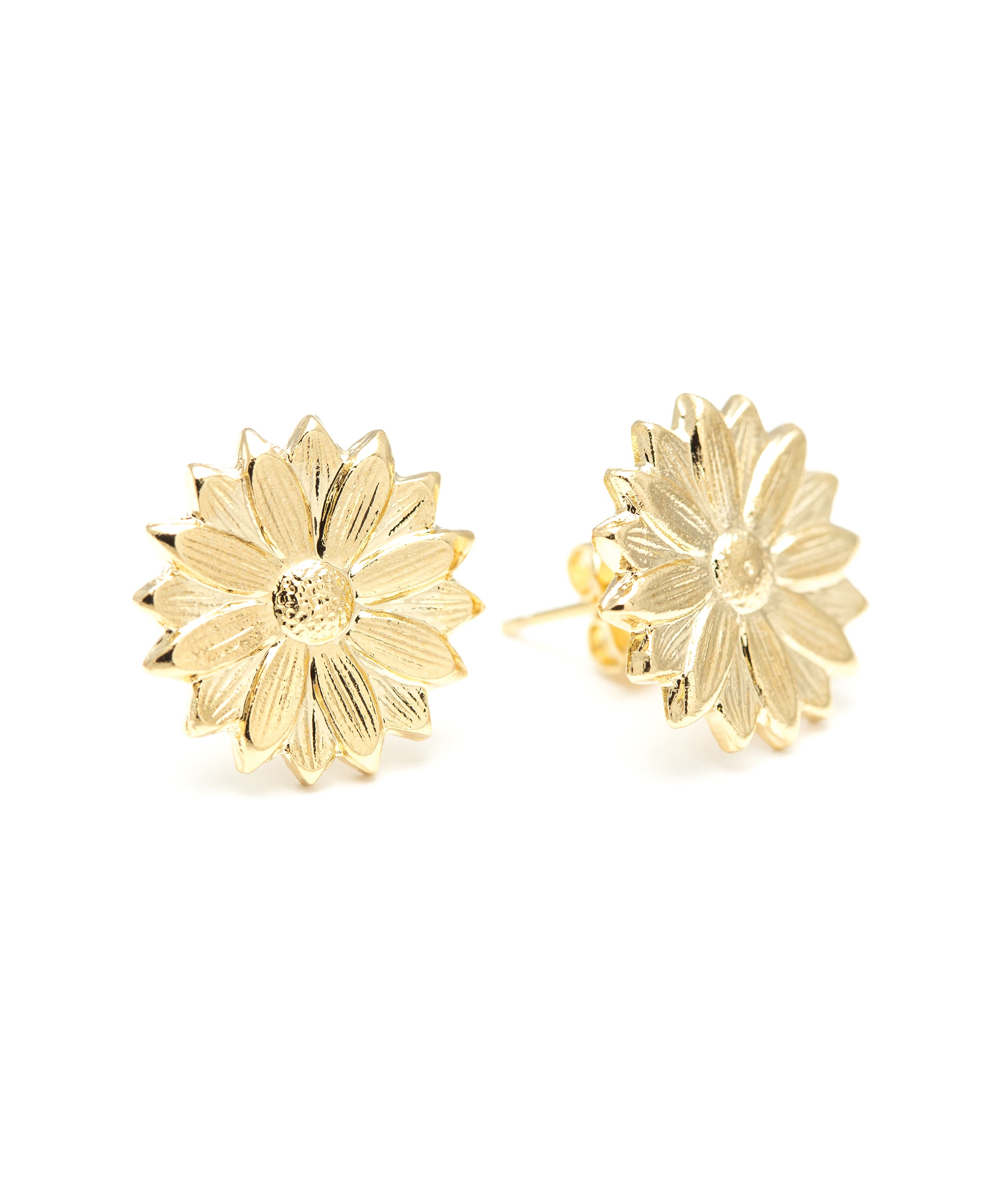 Boucles d'Oreilles Puces Maïa Or Fleurs Boucles d'Oreilles Monsieur Simone
