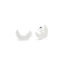 Boucles d'Oreilles Puces Séléné Argent Lunes Boucles d'Oreilles Monsieur Simone