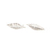 Boucles d'Oreilles Puces Thalie Argent Feuilles Boucles d'Oreilles Monsieur Simone