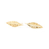 Boucles d'Oreilles Puces Thalie Or Feuilles Boucles d'Oreilles Monsieur Simone