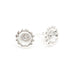 Boucles d'Oreilles Puces Théia Argent Fleurs Boucles d'Oreilles Monsieur Simone