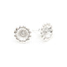 Boucles d'Oreilles Puces Théia Argent Fleurs Boucles d'Oreilles Monsieur Simone