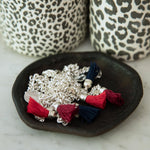 Bracelet Arthur Argent Bleu Marine Pompon Bracelets Monsieur Simone