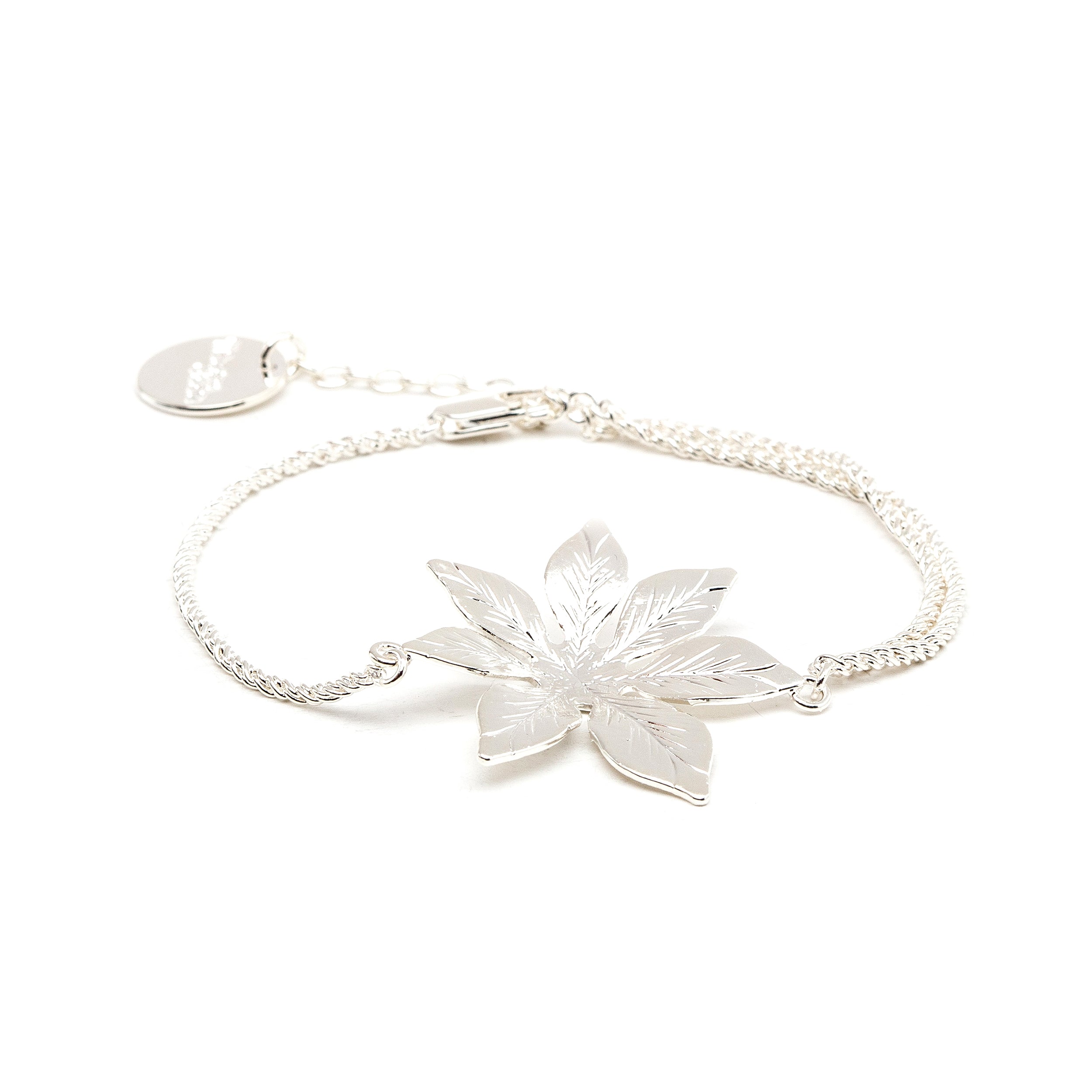Bracelet Chloris Argent Fleur Bracelets Monsieur Simone