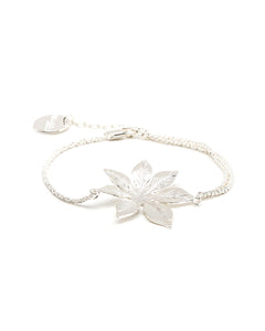 Bracelet Chloris Argent Fleur Bracelets Monsieur Simone