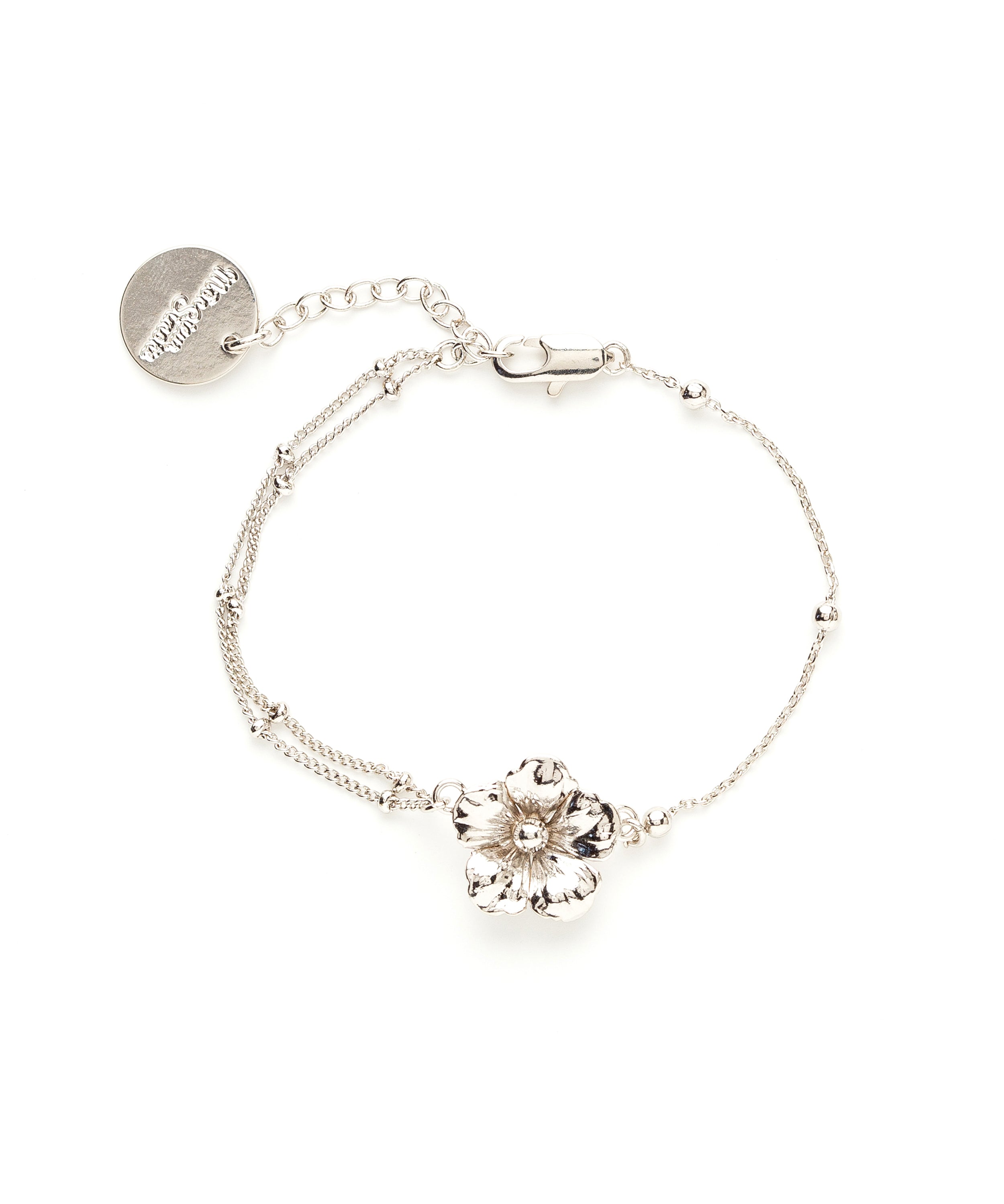 Bracelet Gaïa Argent Fleur Bracelets Monsieur Simone