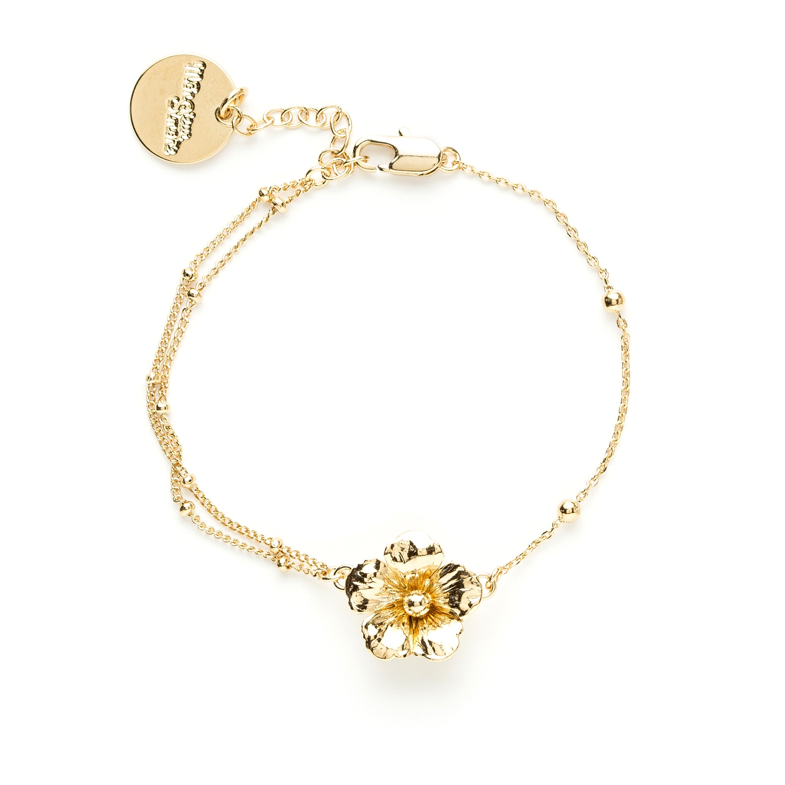 Bracelet Gaïa Or Fleur Bracelets Monsieur Simone