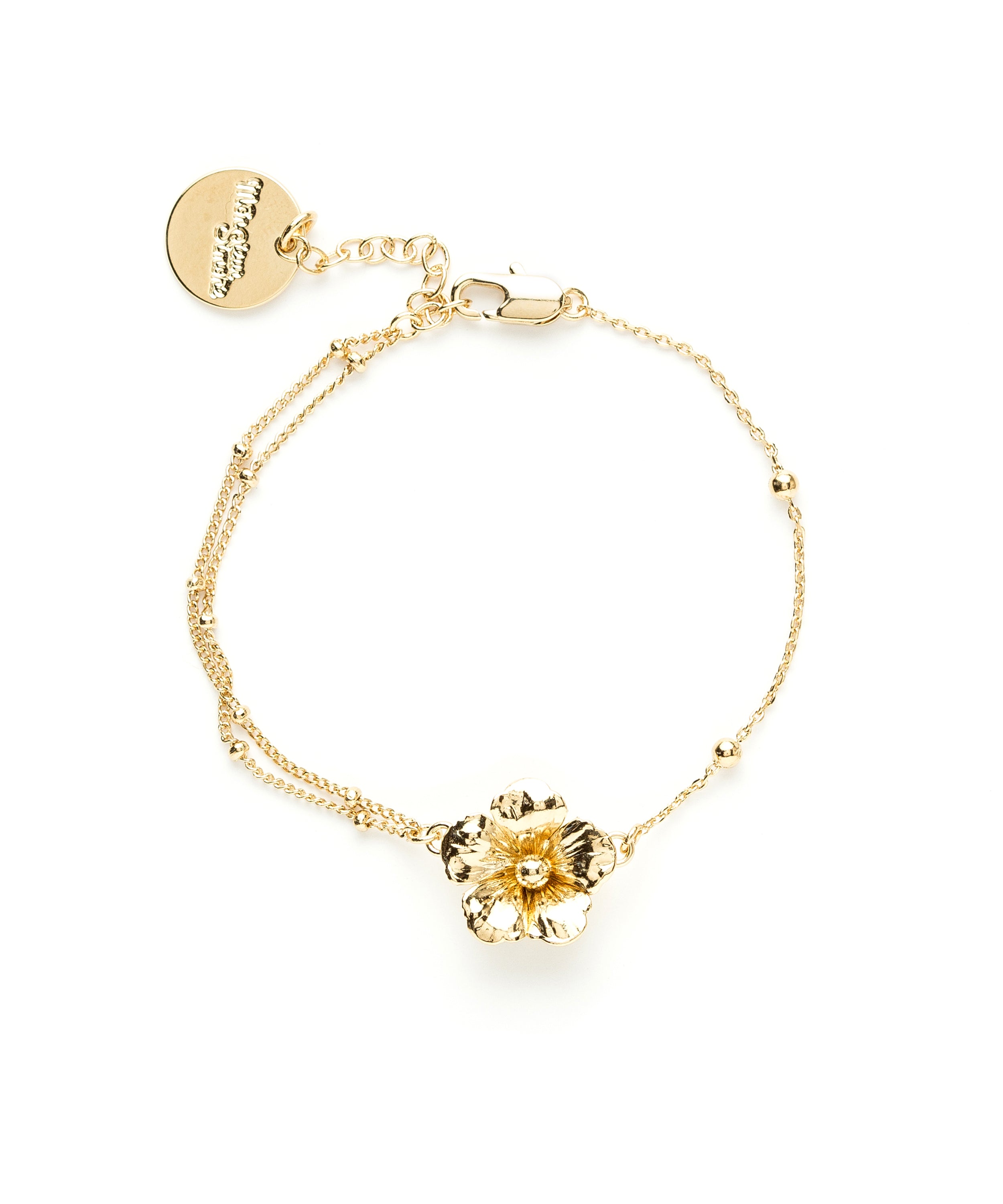 Bracelet Gaïa Or Fleur Bracelets Monsieur Simone