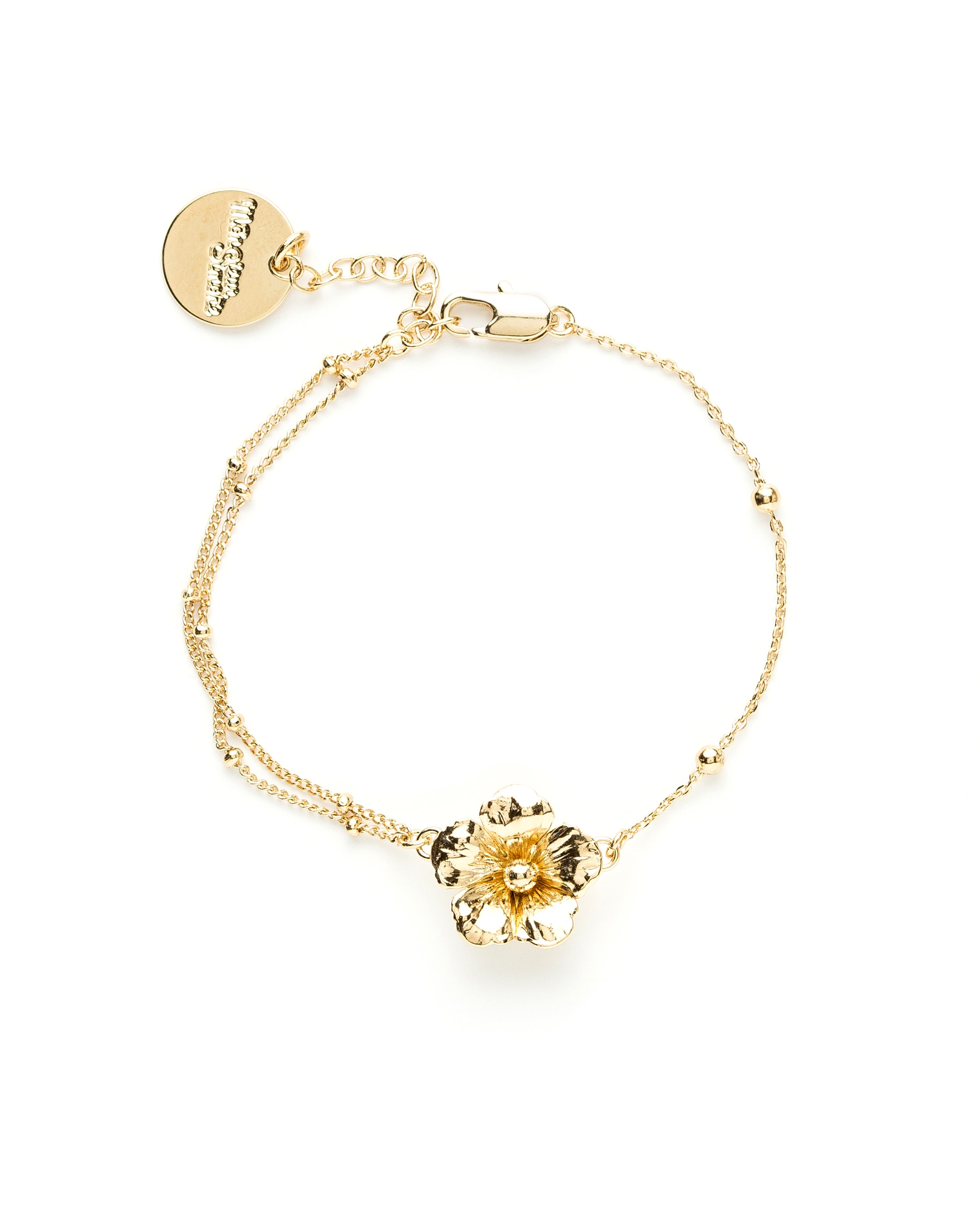 Bracelet Gaïa Or Fleur Bracelets Monsieur Simone