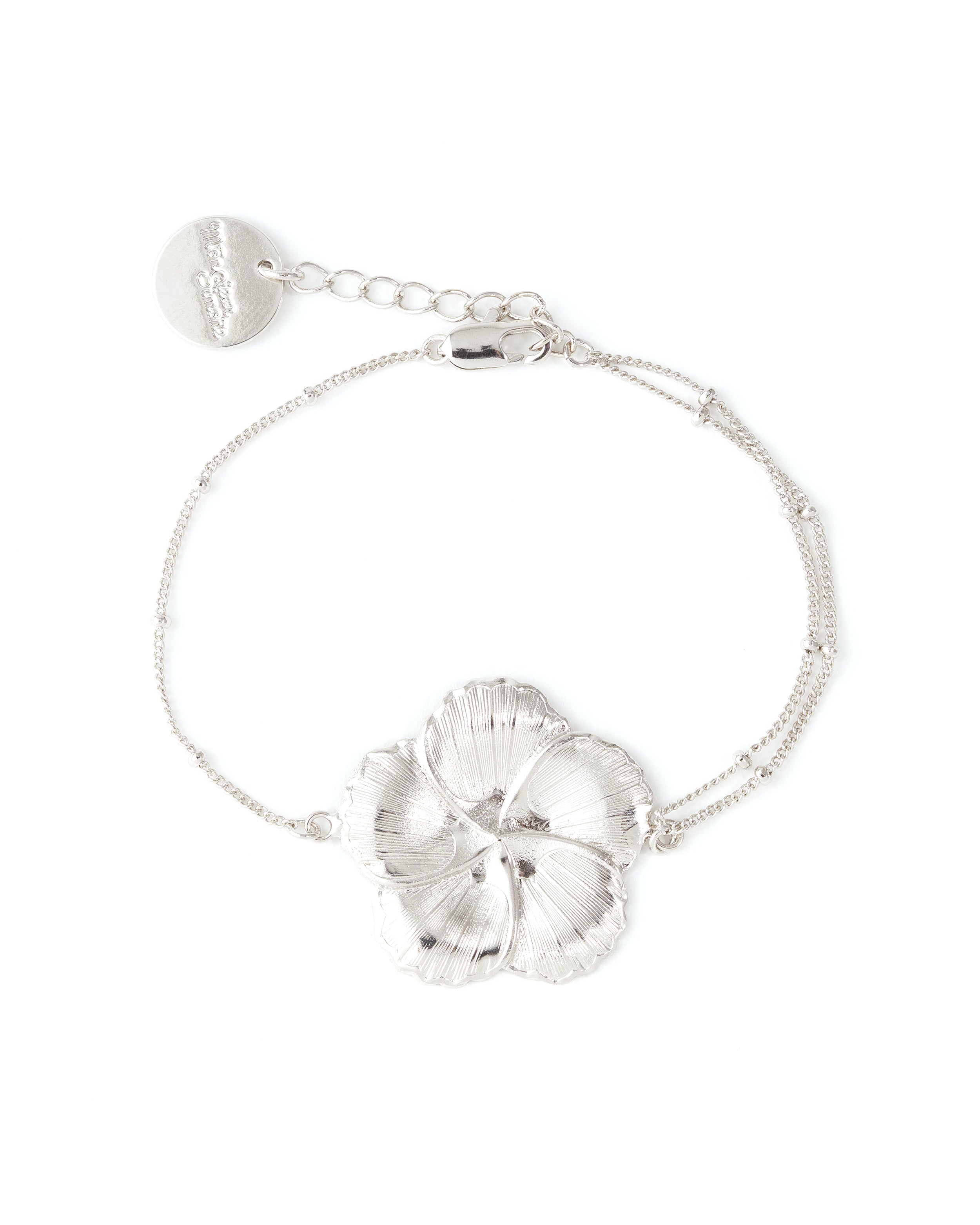 Bracelet Hélios Argent Fleur Bracelets Monsieur Simone