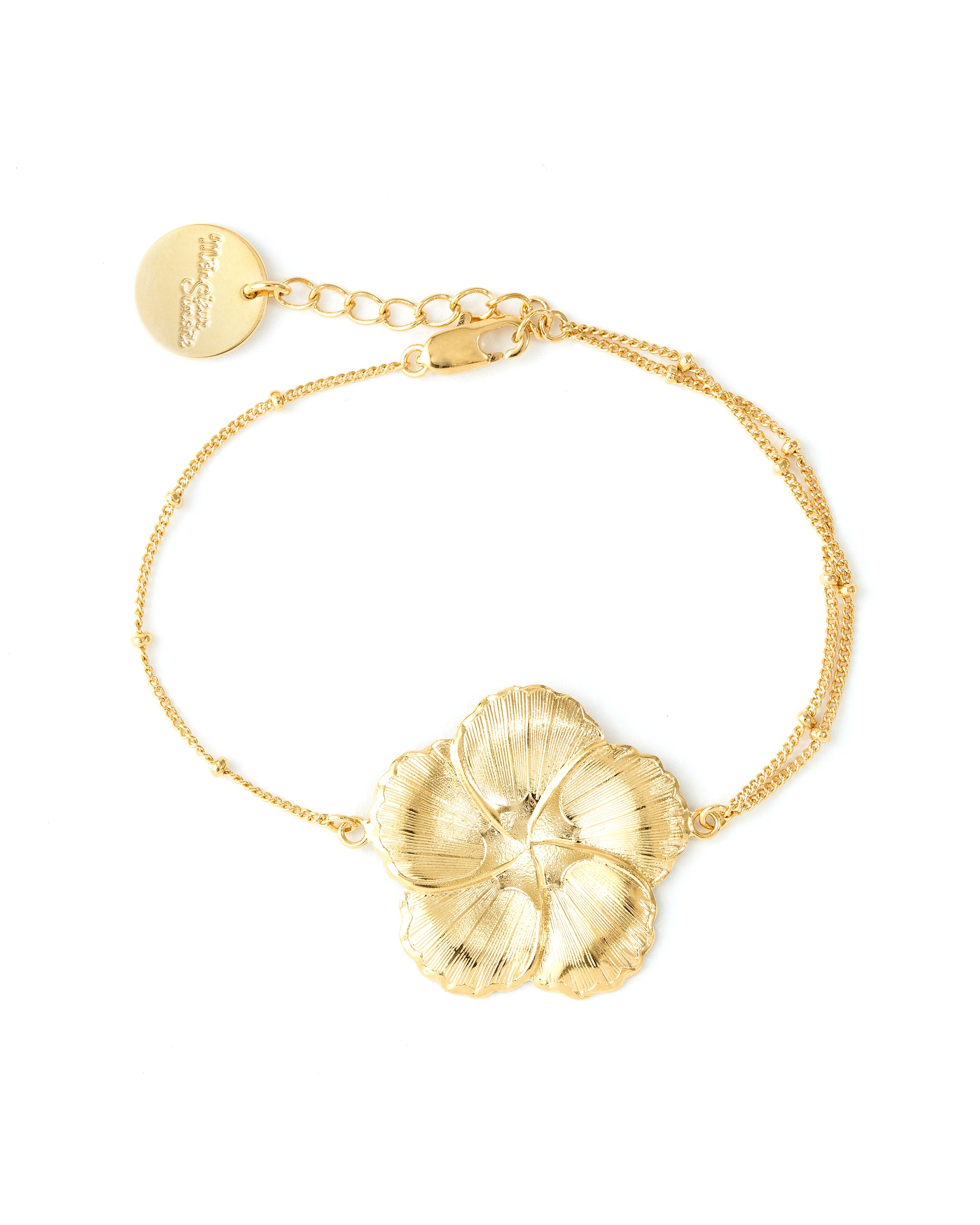 Bracelet Hélios Or Fleur Bracelets Monsieur Simone