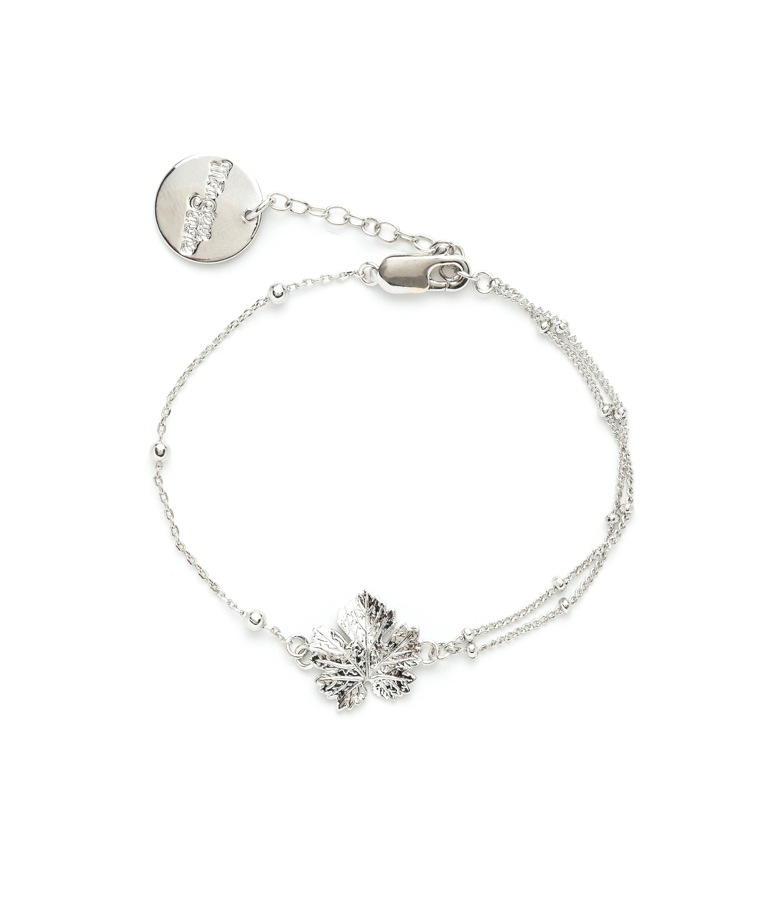 Bracelet Héra Argent Feuille Bracelets Monsieur Simone