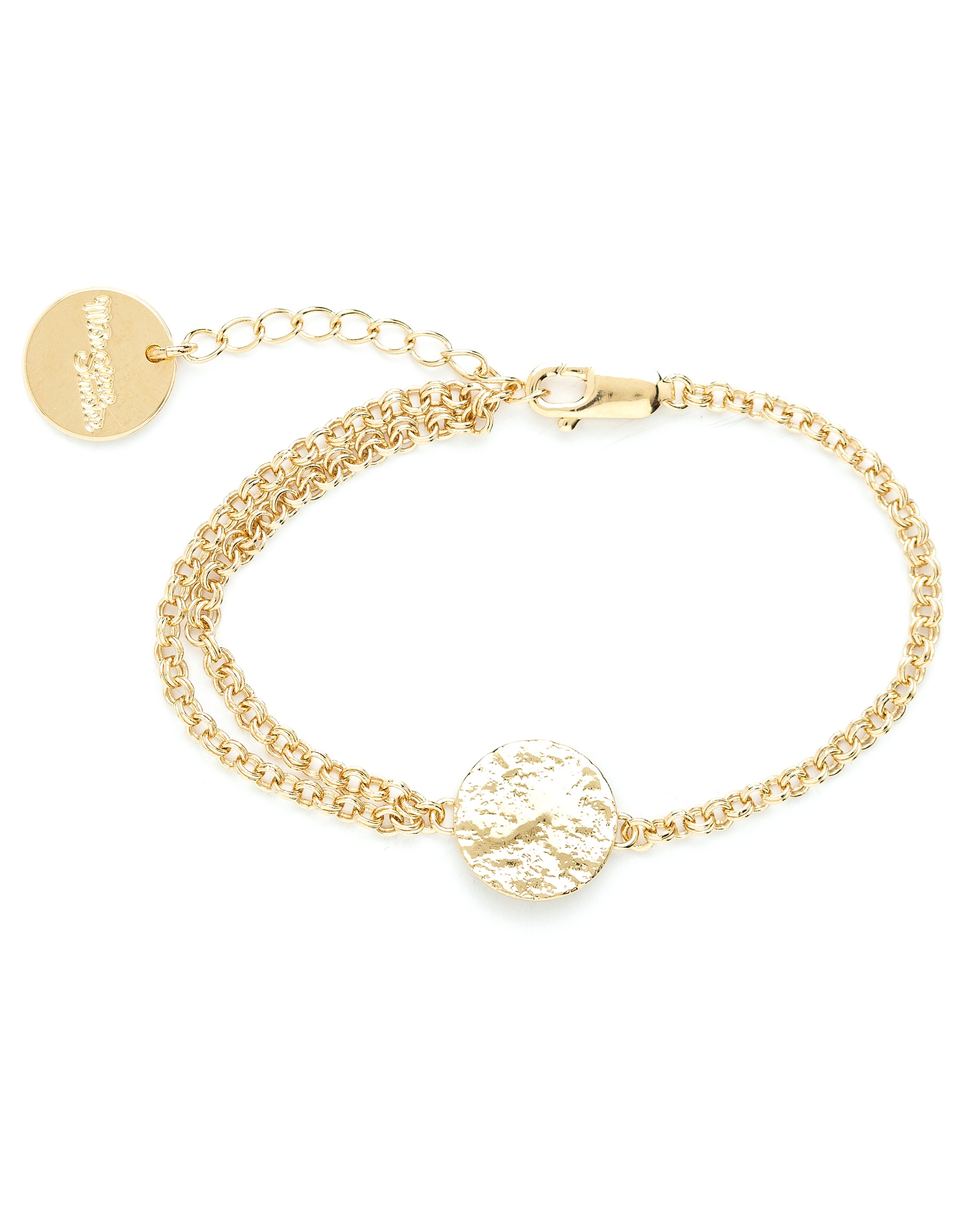 Bracelet Hestia Or Rond Martelé Bracelets Monsieur Simone