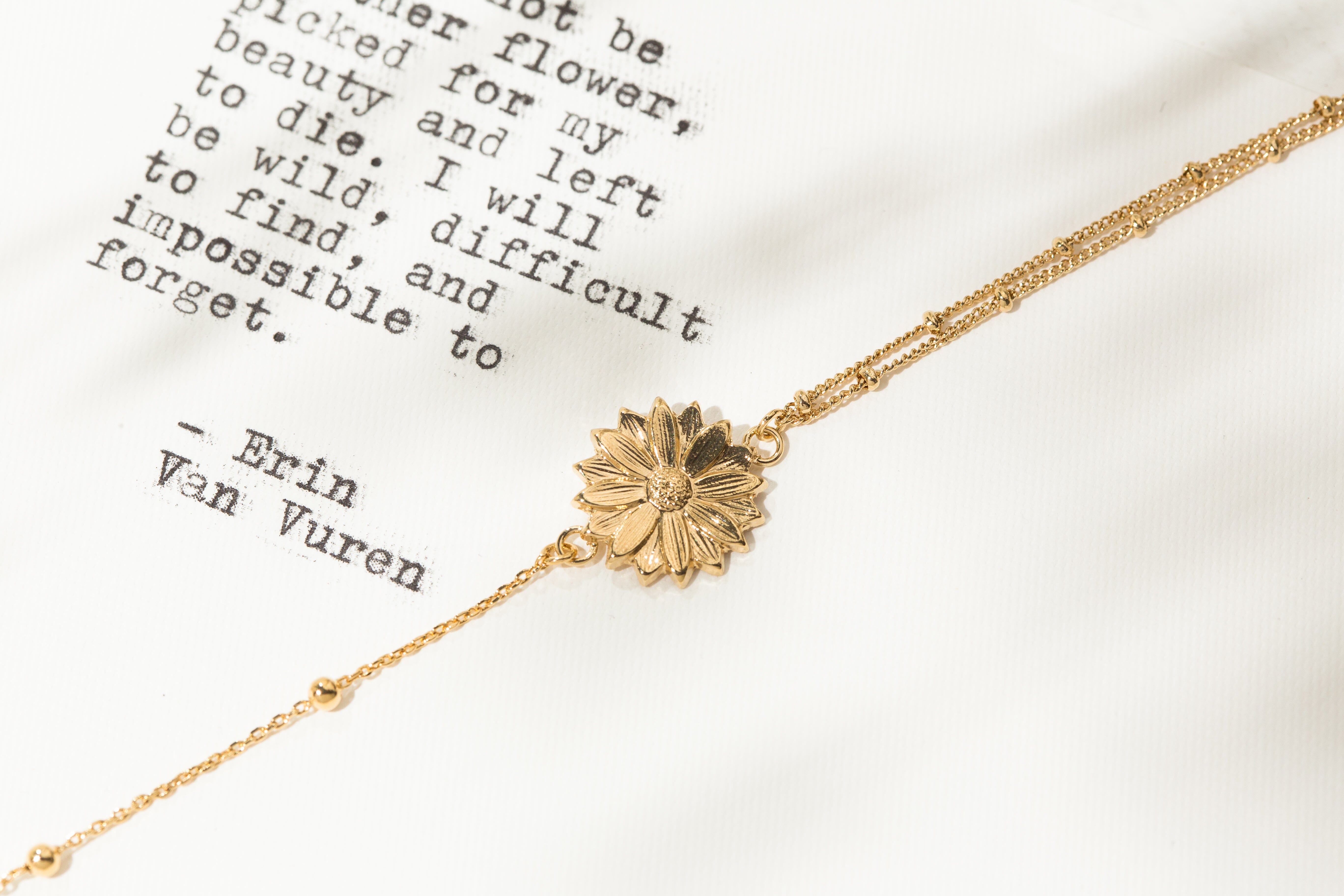 Bracelet Maïa Or Fleur Bracelets Monsieur Simone