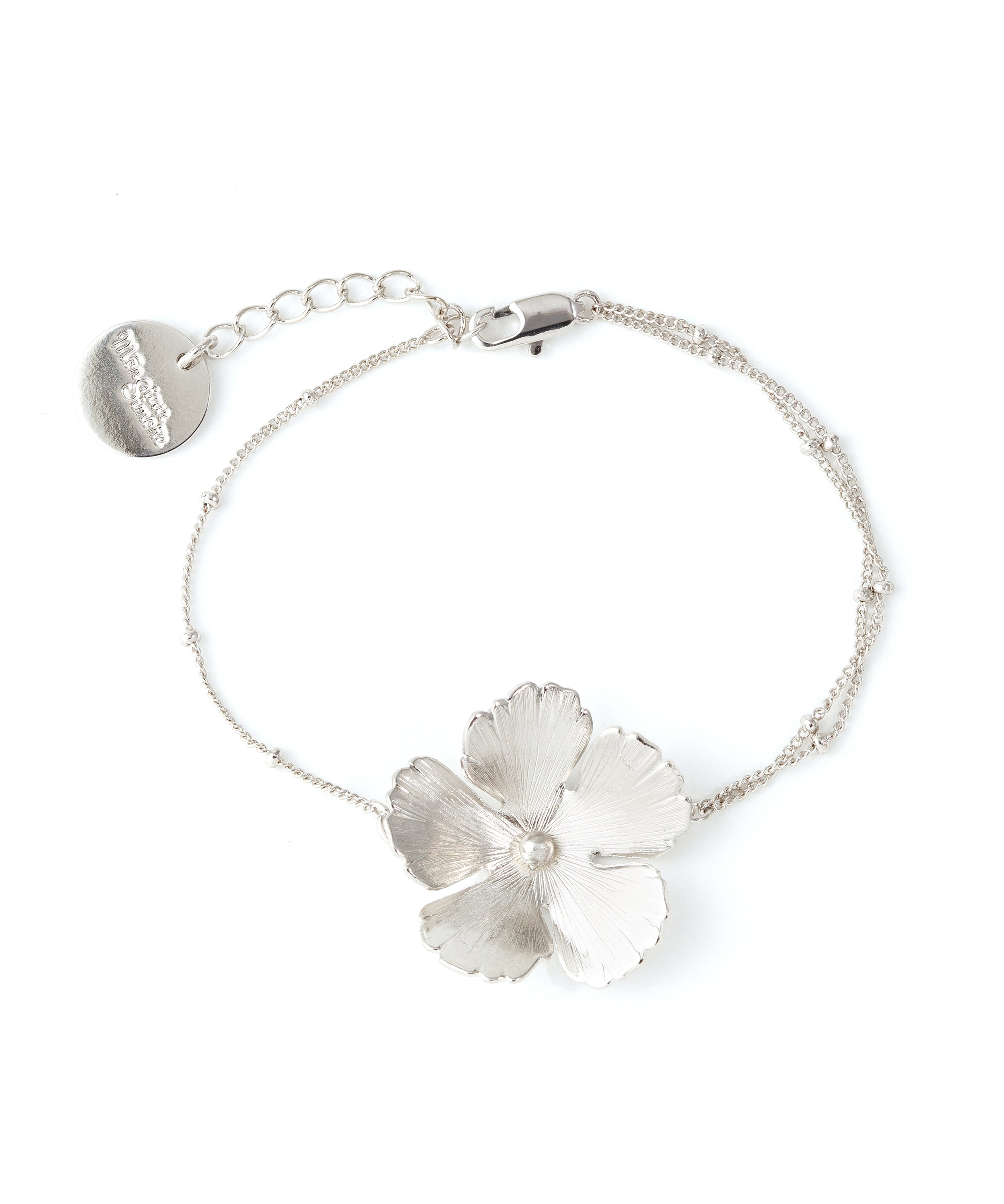 Bracelet Orphée Argent Fleur Bracelets Monsieur Simone