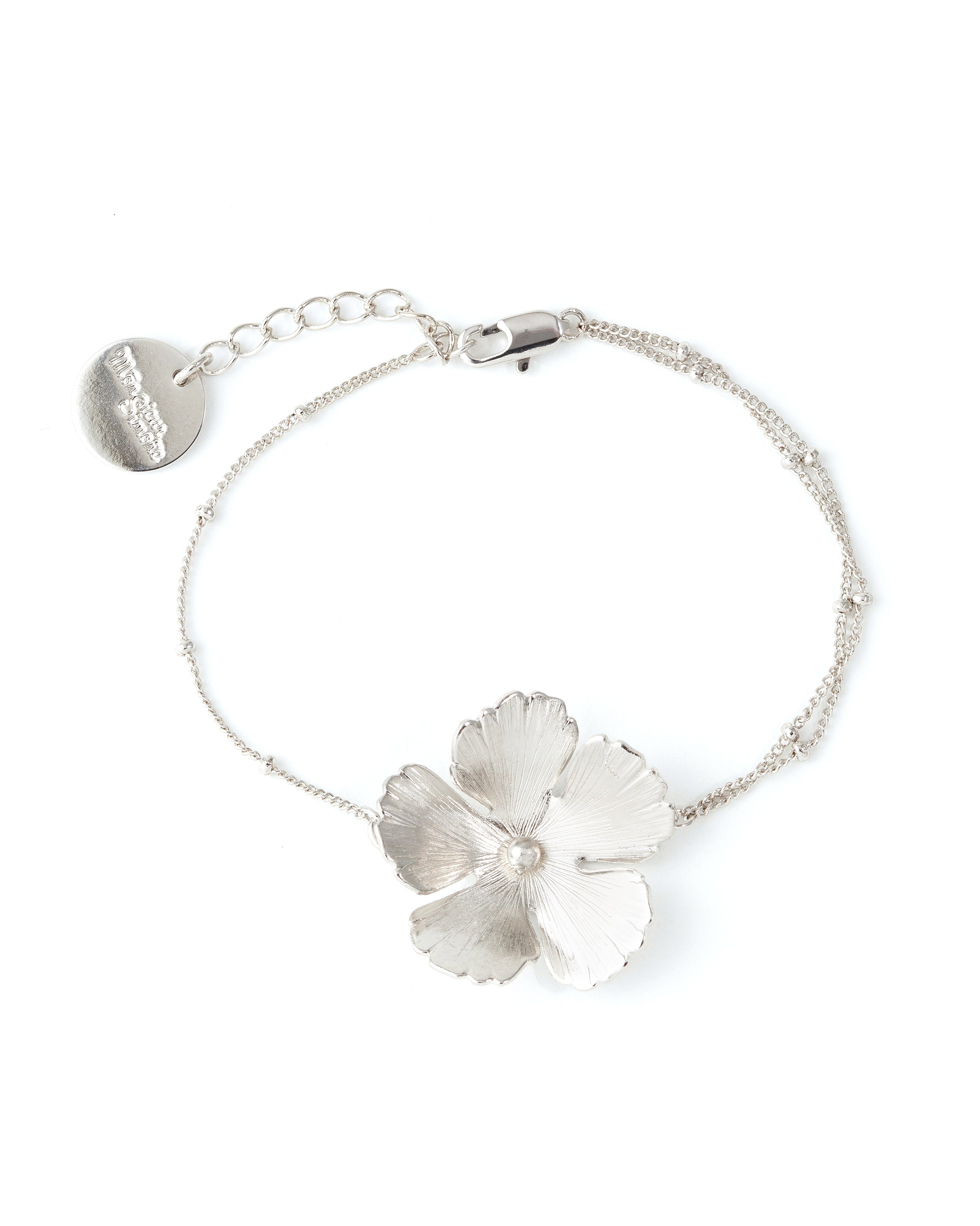 Bracelet Orphée Argent Fleur Bracelets Monsieur Simone