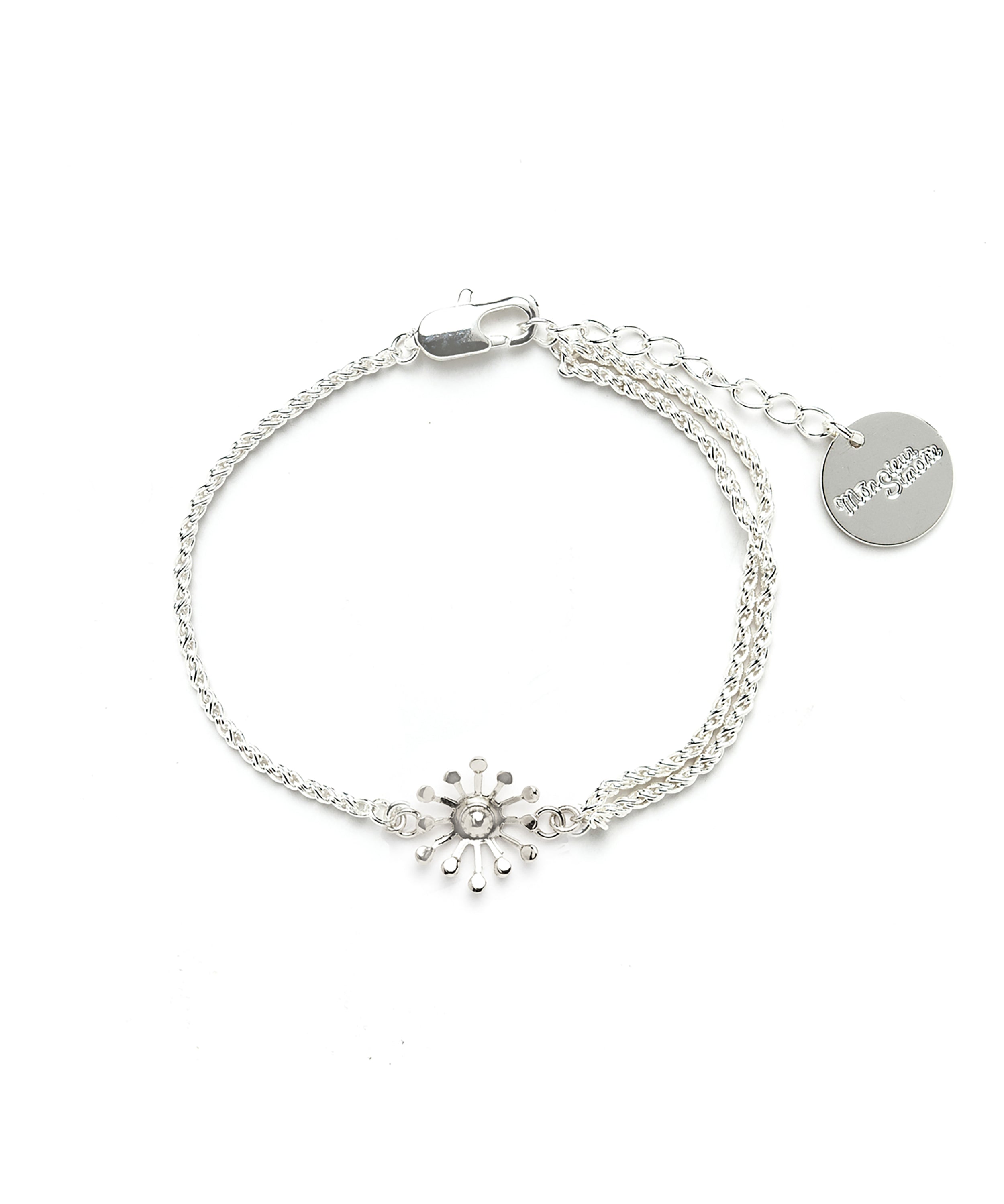 Bracelet Rhéa Argent Flocon Bracelets Monsieur Simone