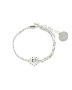 Bracelet Rhéa Argent Flocon Bracelets Monsieur Simone