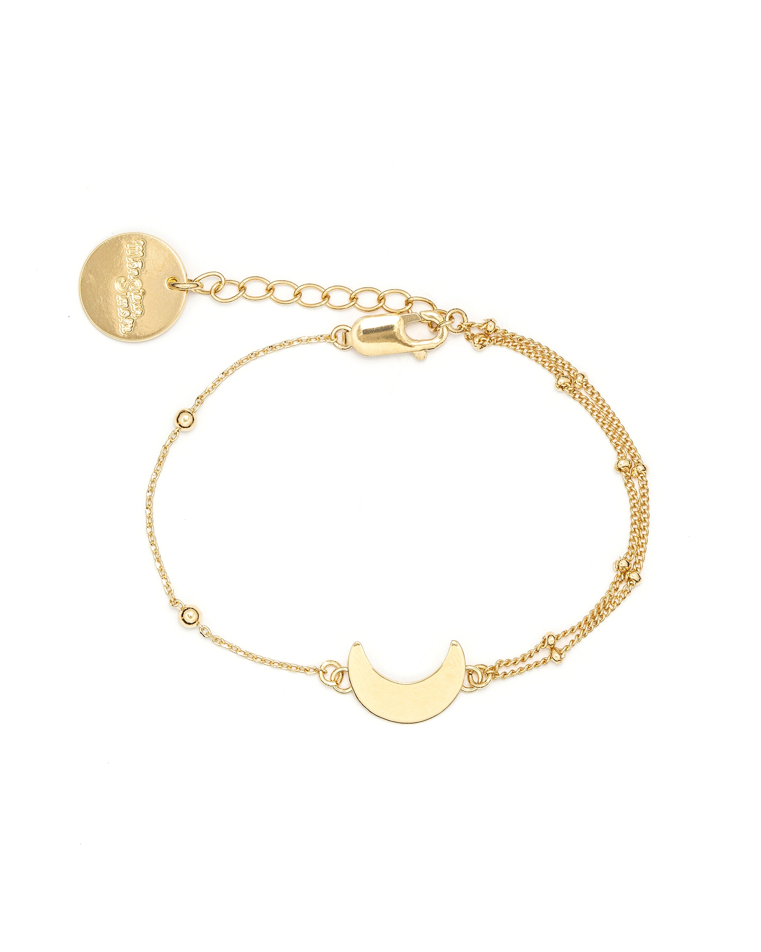 Bracelet Séléné Or Lune Bracelets Monsieur Simone