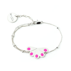 Bracelet Tao Argent Rose Paon Ronds Bracelets Monsieur Simone