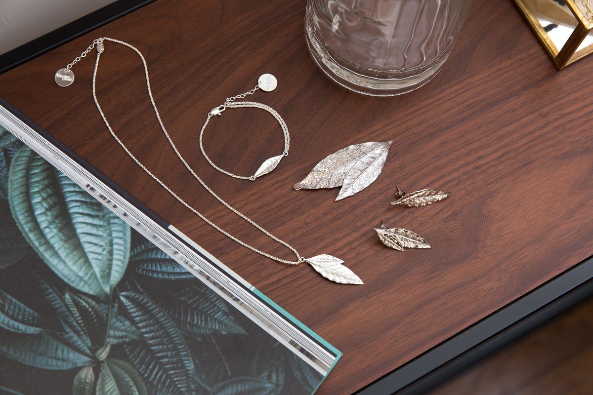 Bracelet Thalie Argent Feuille Bracelets Monsieur Simone