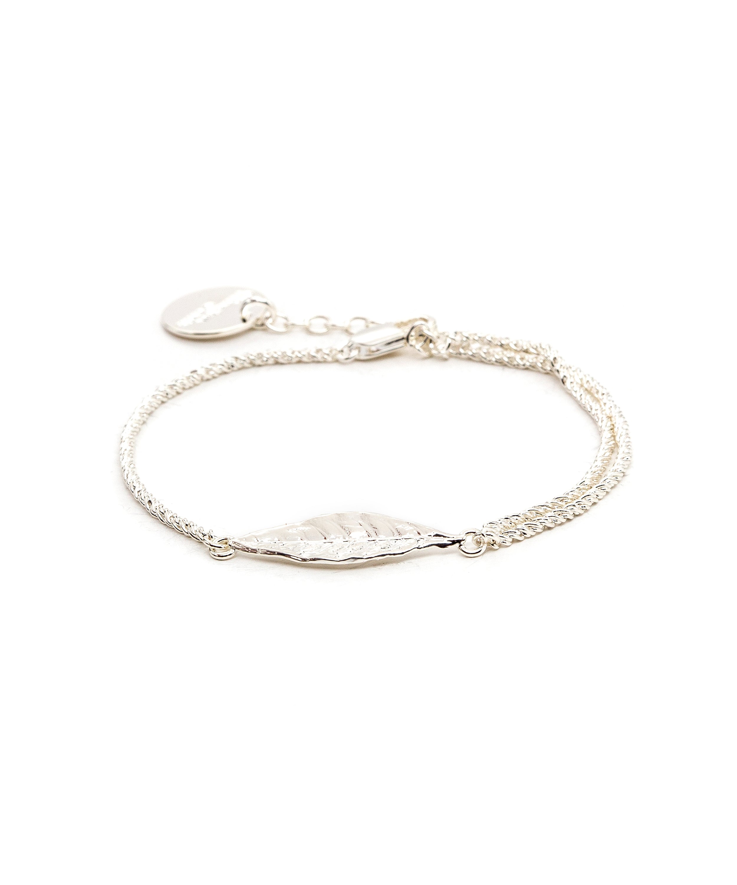 Bracelet Thalie Argent Feuille Bracelets Monsieur Simone