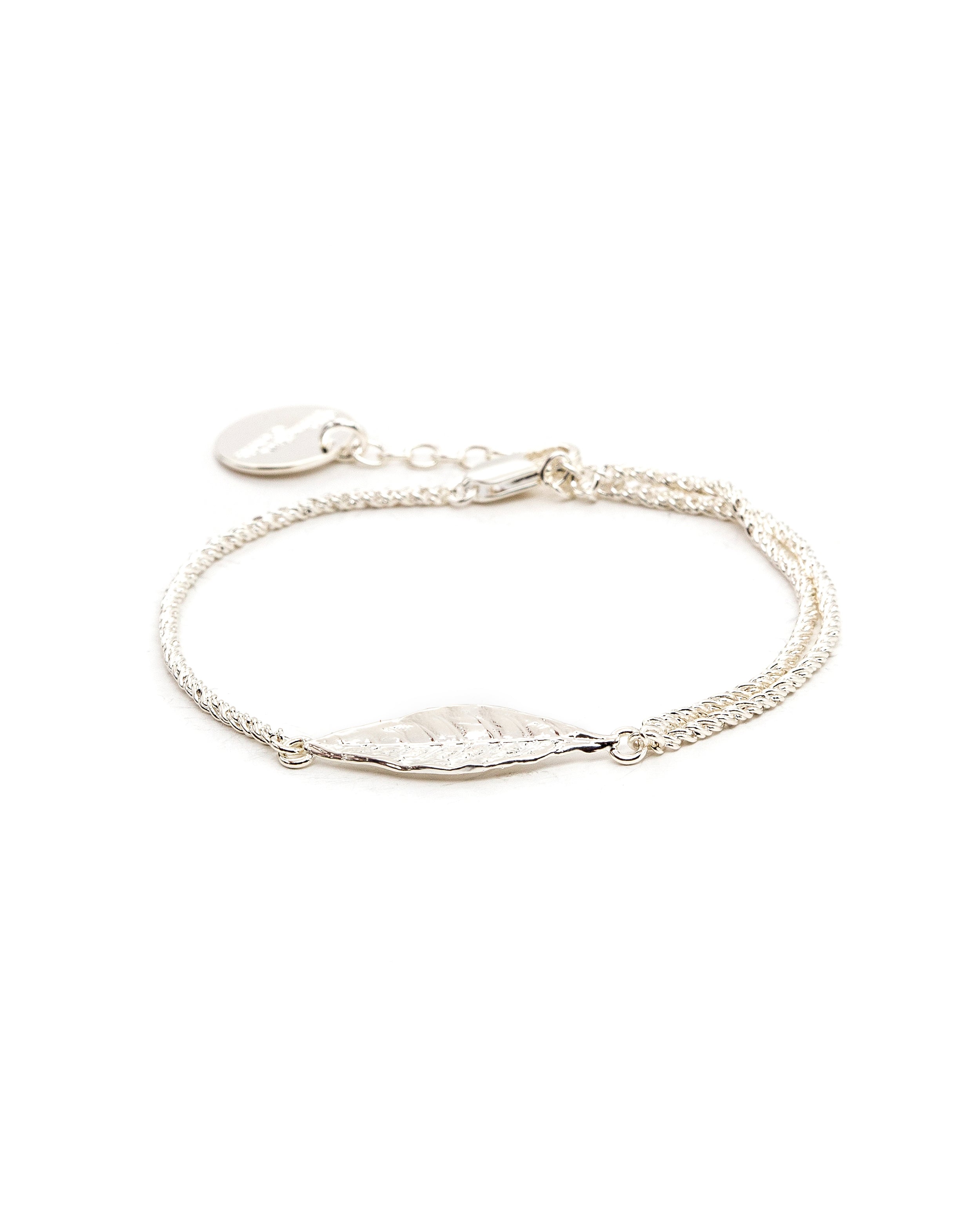 Bracelet Thalie Argent Feuille Bracelets Monsieur Simone