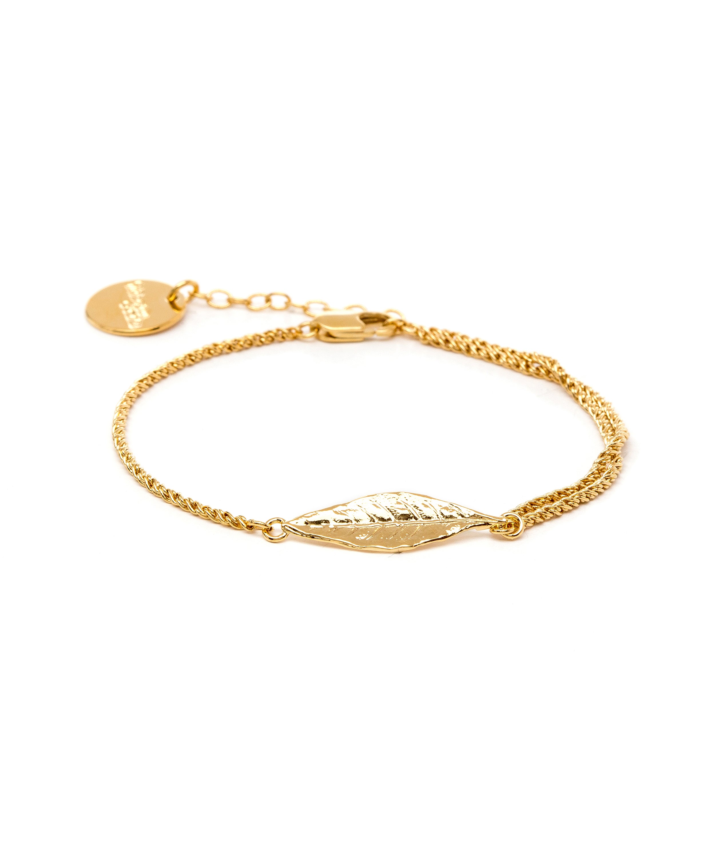 Bracelet Thalie Or Feuille Bracelets Monsieur Simone