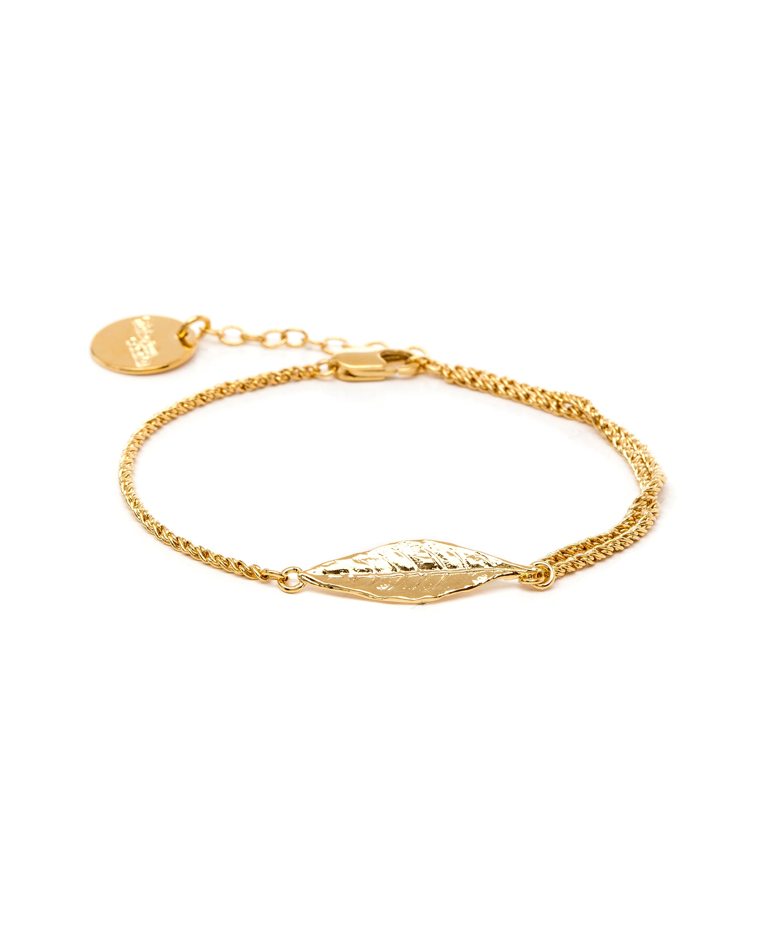 Bracelet Thalie Or Feuille Bracelets Monsieur Simone
