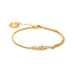 Bracelet Thalie Or Feuille Bracelets Monsieur Simone