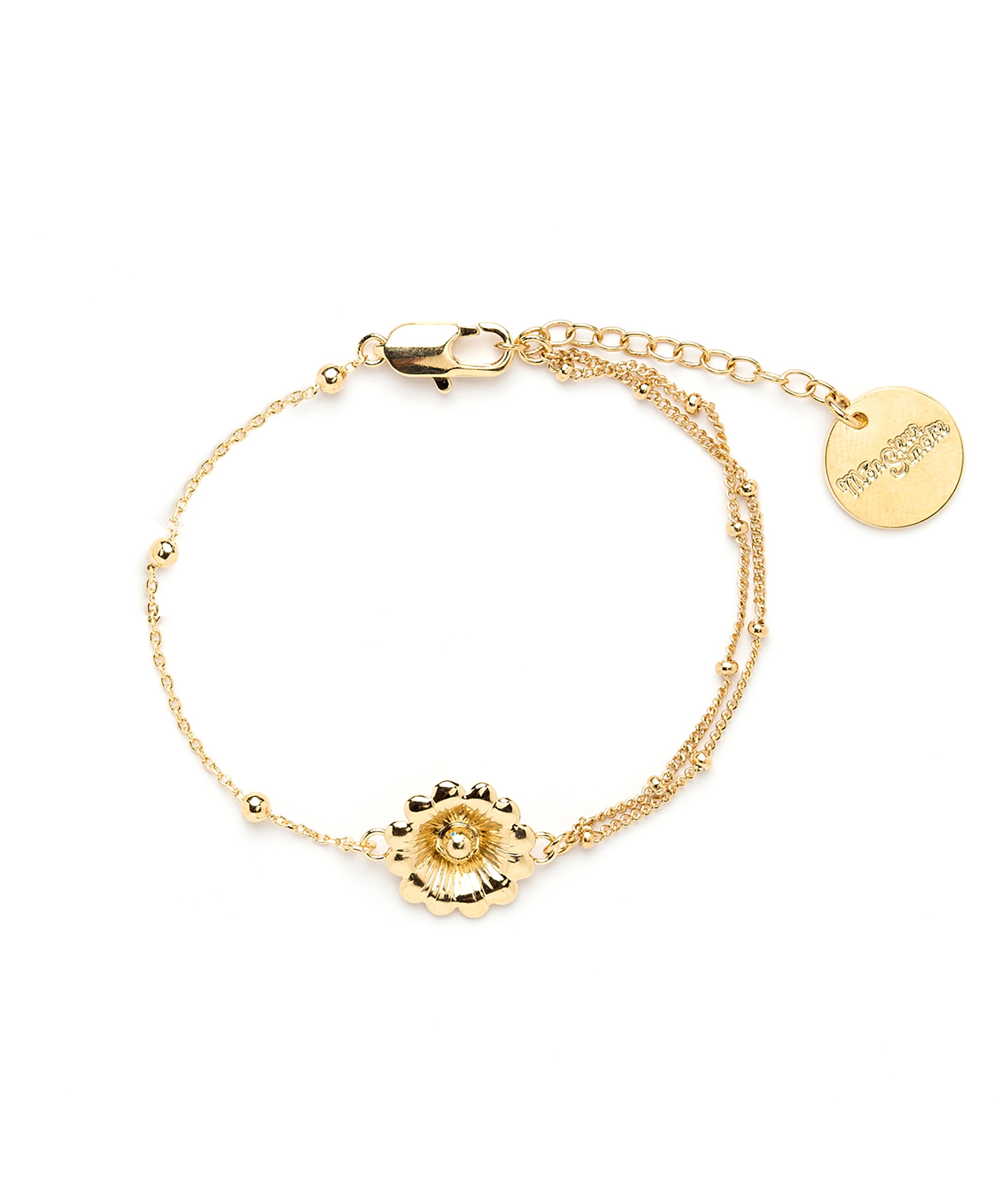 Bracelet Théia Or Fleur Bracelets Monsieur Simone