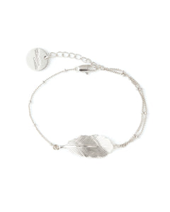 Bracelet Zéphyr Argent Feuille Bracelets Monsieur Simone