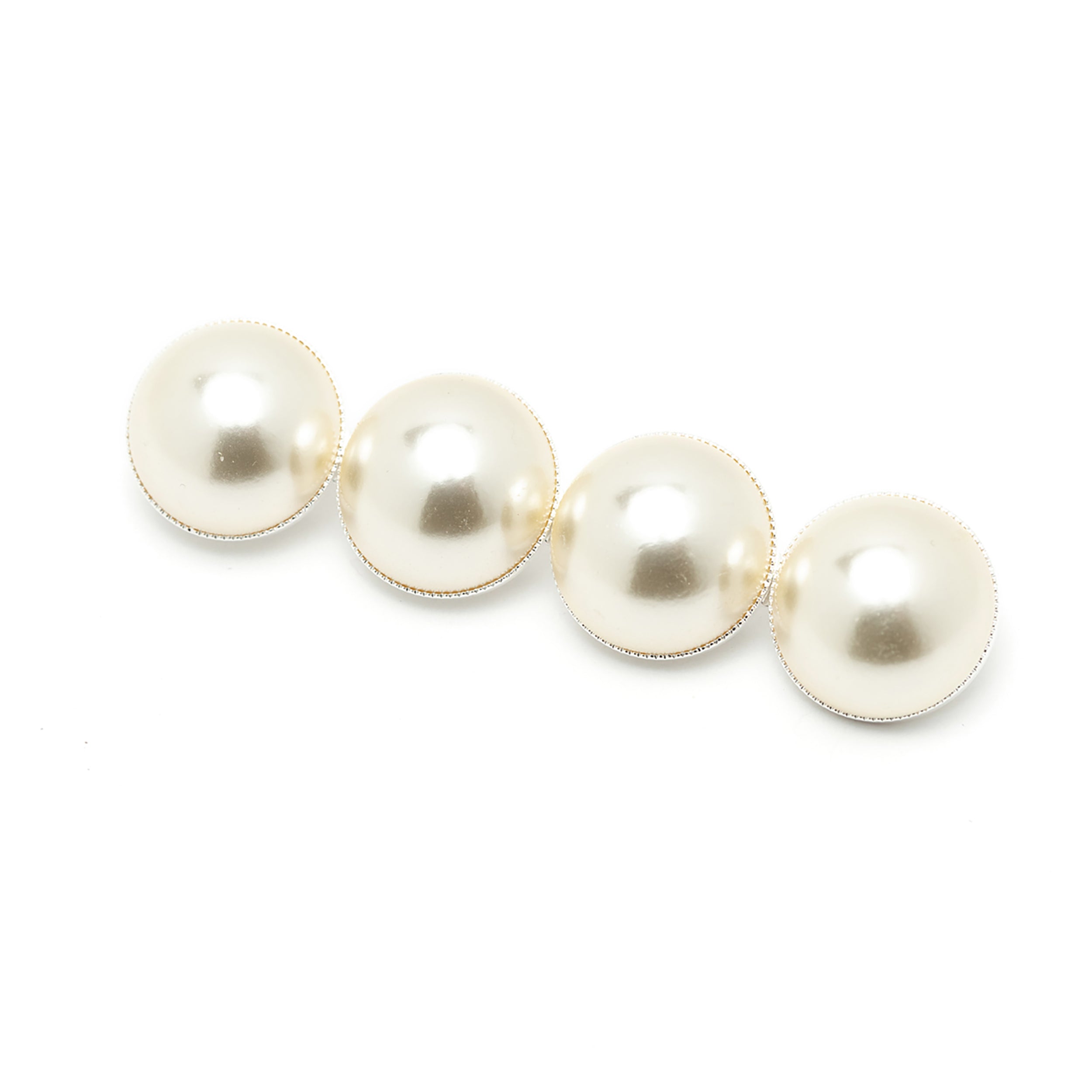 Broche Nélya Argent Perles Accessoires Monsieur Simone