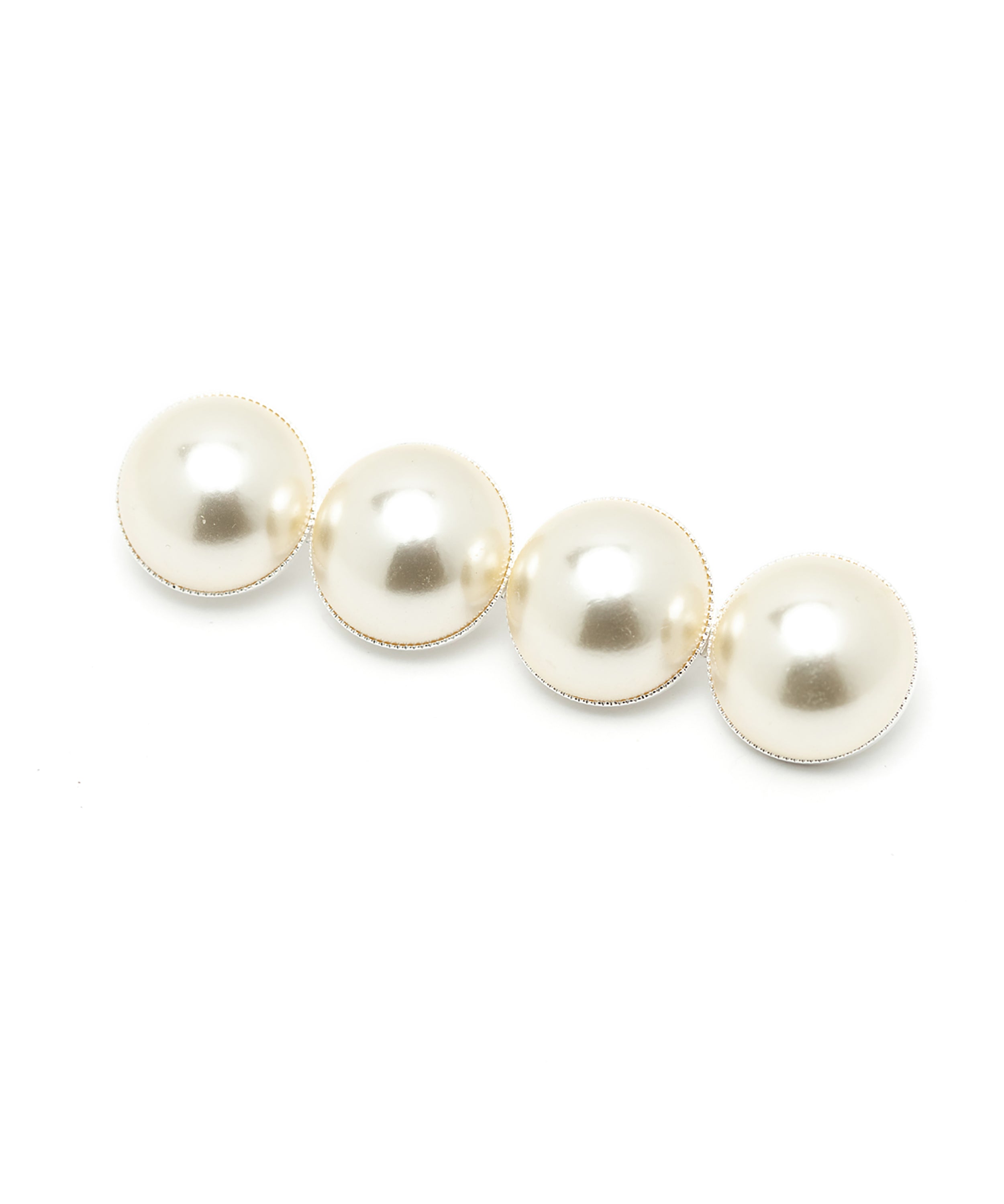 Broche Nélya Argent Perles Accessoires Monsieur Simone