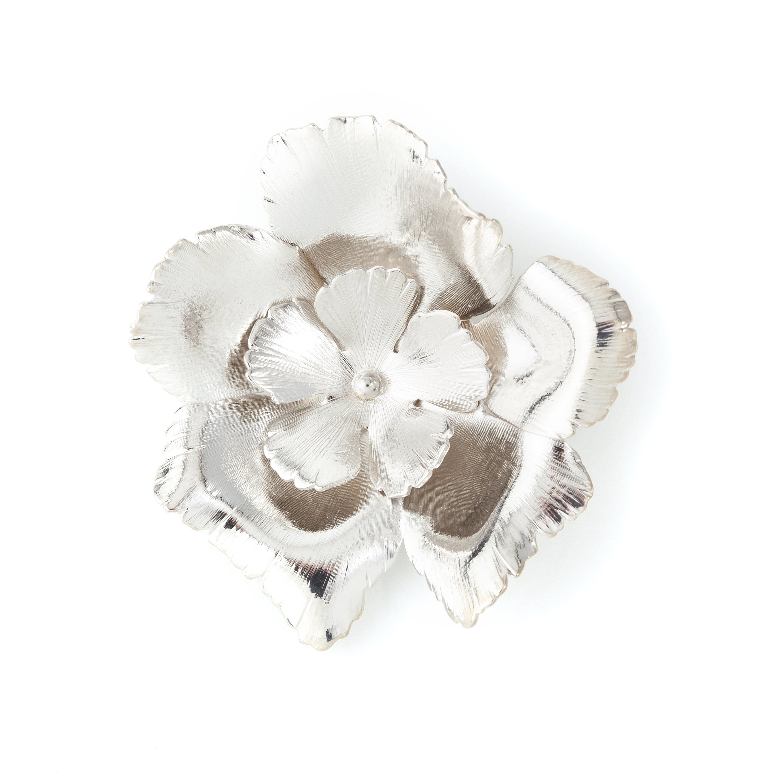 Broche Orphée Argent Fleurs Accessoires Monsieur Simone