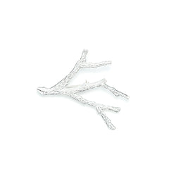Broche Pallas Argent Corail Accessoires Monsieur Simone