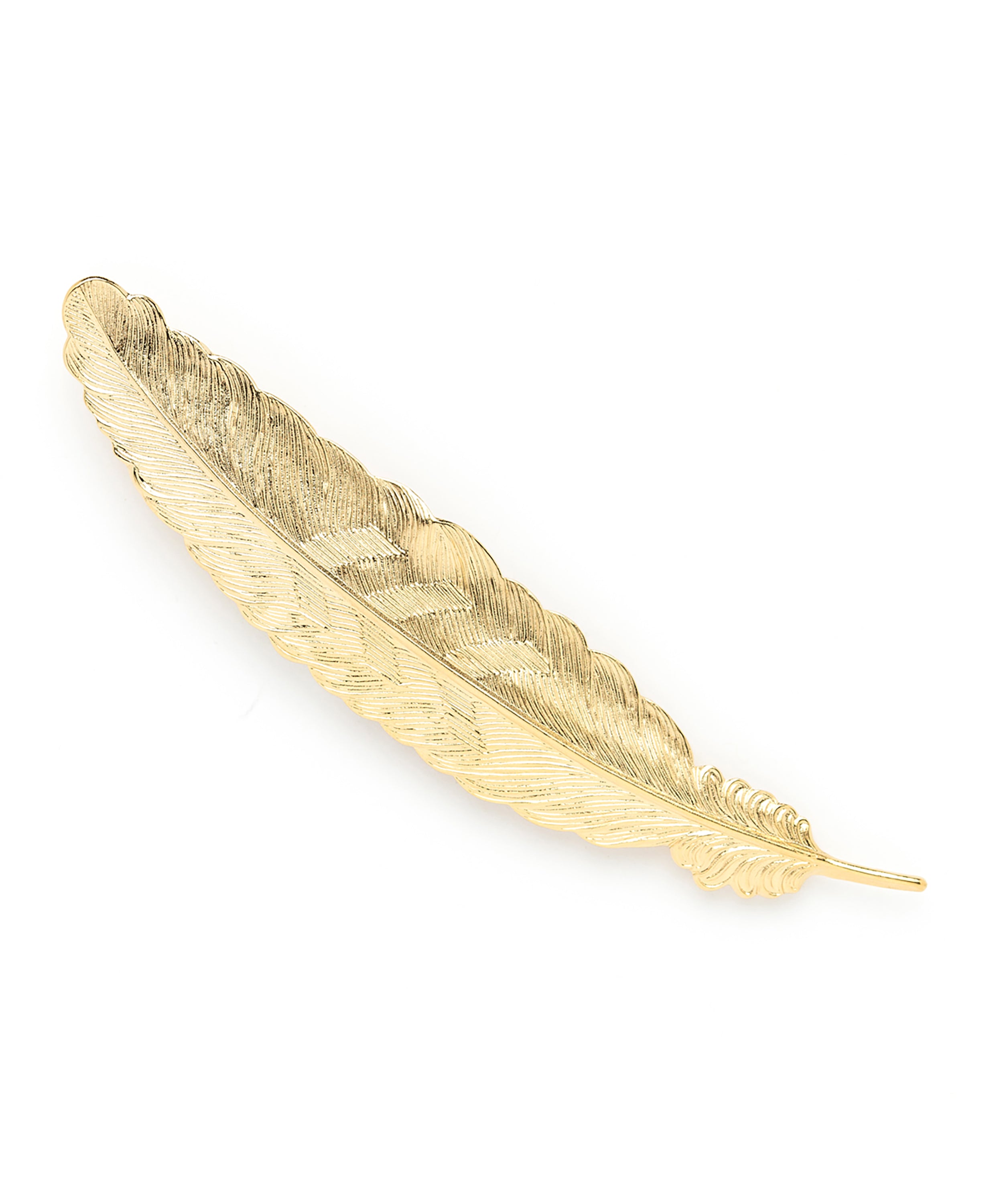 Broche Phébé Or Plume Accessoires Monsieur Simone