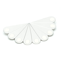Broche Tao Argent Ivoire Paon Ronds Accessoires Monsieur Simone